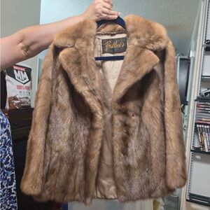Bullocks Hazel Mink Fur coat woman’s size M-L